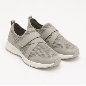 Gray Women's Slip-On Sneakers